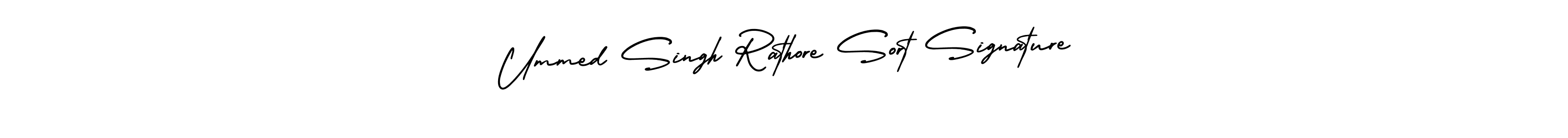 Make a beautiful signature design for name Ummed Singh Rathore Sort Signature. Use this online signature maker to create a handwritten signature for free. Ummed Singh Rathore Sort Signature signature style 3 images and pictures png