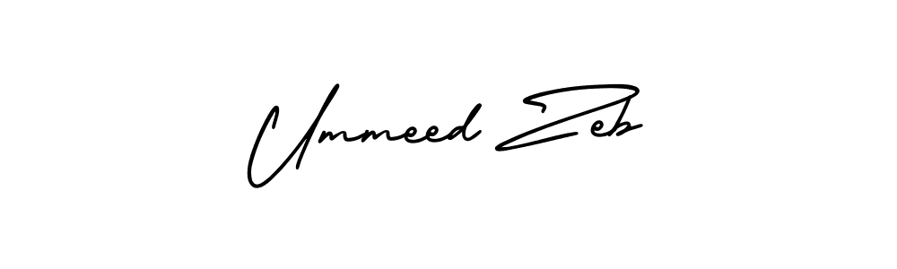 Make a short Ummeed Zeb signature style. Manage your documents anywhere anytime using AmerikaSignatureDemo-Regular. Create and add eSignatures, submit forms, share and send files easily. Ummeed Zeb signature style 3 images and pictures png