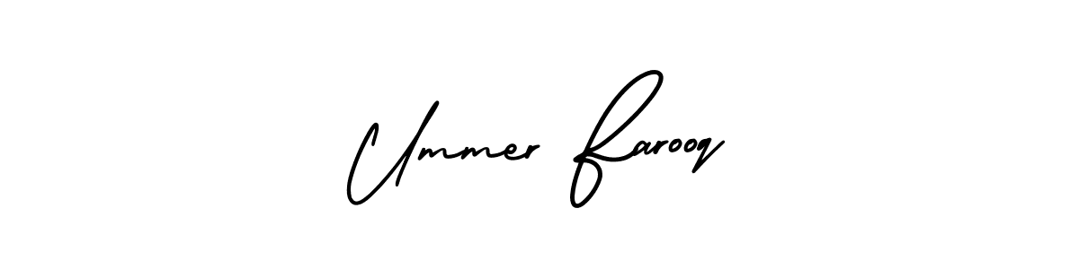 It looks lik you need a new signature style for name Ummer Farooq. Design unique handwritten (AmerikaSignatureDemo-Regular) signature with our free signature maker in just a few clicks. Ummer Farooq signature style 3 images and pictures png