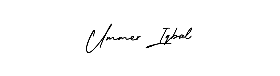 Best and Professional Signature Style for Ummer Iqbal. AmerikaSignatureDemo-Regular Best Signature Style Collection. Ummer Iqbal signature style 3 images and pictures png