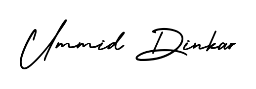 How to make Ummid Dinkar name signature. Use AmerikaSignatureDemo-Regular style for creating short signs online. This is the latest handwritten sign. Ummid Dinkar signature style 3 images and pictures png