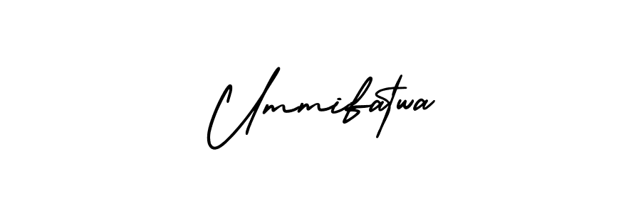 Make a beautiful signature design for name Ummifatwa. Use this online signature maker to create a handwritten signature for free. Ummifatwa signature style 3 images and pictures png