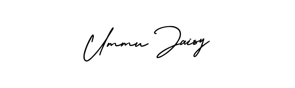 if you are searching for the best signature style for your name Ummu Jaisy. so please give up your signature search. here we have designed multiple signature styles  using AmerikaSignatureDemo-Regular. Ummu Jaisy signature style 3 images and pictures png