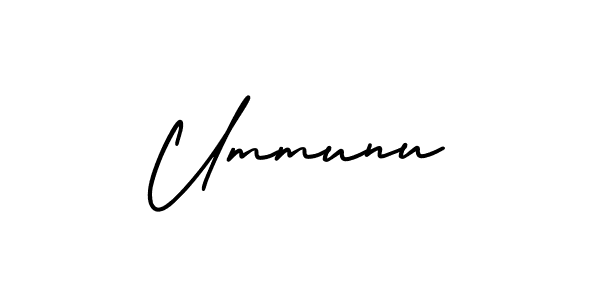 AmerikaSignatureDemo-Regular is a professional signature style that is perfect for those who want to add a touch of class to their signature. It is also a great choice for those who want to make their signature more unique. Get Ummunu name to fancy signature for free. Ummunu signature style 3 images and pictures png