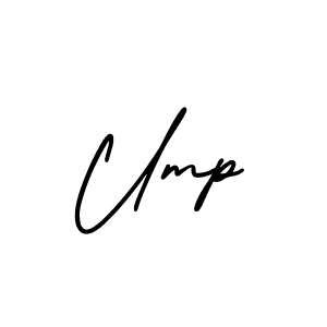 if you are searching for the best signature style for your name Ump. so please give up your signature search. here we have designed multiple signature styles  using AmerikaSignatureDemo-Regular. Ump signature style 3 images and pictures png