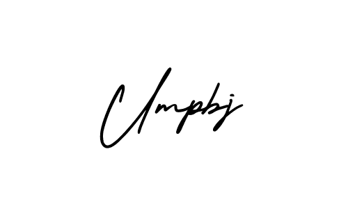 Design your own signature with our free online signature maker. With this signature software, you can create a handwritten (AmerikaSignatureDemo-Regular) signature for name Umpbj. Umpbj signature style 3 images and pictures png