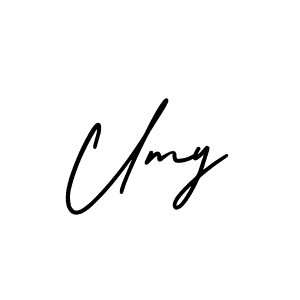 Design your own signature with our free online signature maker. With this signature software, you can create a handwritten (AmerikaSignatureDemo-Regular) signature for name Umy. Umy signature style 3 images and pictures png