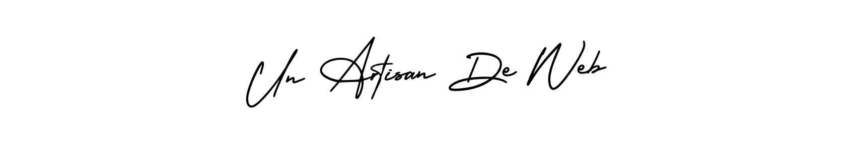 Here are the top 10 professional signature styles for the name Un Artisan De Web. These are the best autograph styles you can use for your name. Un Artisan De Web signature style 3 images and pictures png