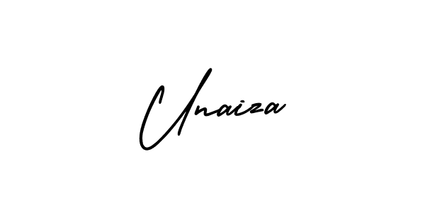 Best and Professional Signature Style for Unaiza. AmerikaSignatureDemo-Regular Best Signature Style Collection. Unaiza signature style 3 images and pictures png