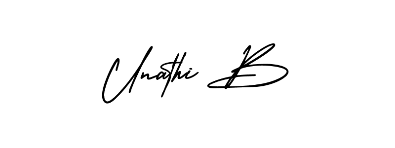 Similarly AmerikaSignatureDemo-Regular is the best handwritten signature design. Signature creator online .You can use it as an online autograph creator for name Unathi B. Unathi B signature style 3 images and pictures png
