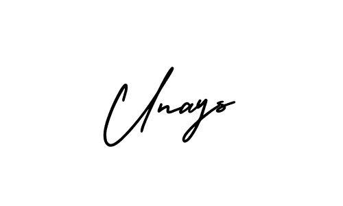 You can use this online signature creator to create a handwritten signature for the name Unays. This is the best online autograph maker. Unays signature style 3 images and pictures png