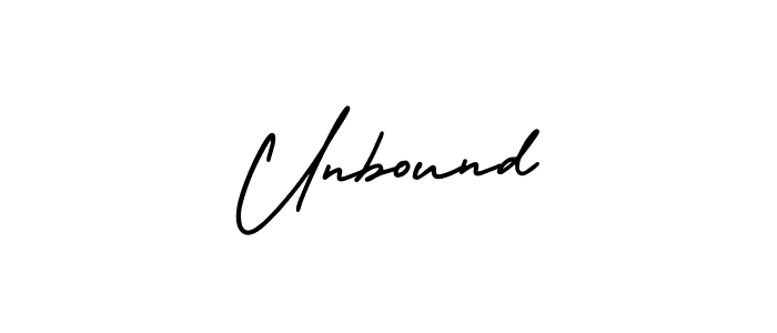 This is the best signature style for the Unbound name. Also you like these signature font (AmerikaSignatureDemo-Regular). Mix name signature. Unbound signature style 3 images and pictures png