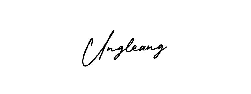 Design your own signature with our free online signature maker. With this signature software, you can create a handwritten (AmerikaSignatureDemo-Regular) signature for name Ungleang. Ungleang signature style 3 images and pictures png