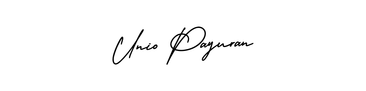 Best and Professional Signature Style for Unio Payuran. AmerikaSignatureDemo-Regular Best Signature Style Collection. Unio Payuran signature style 3 images and pictures png