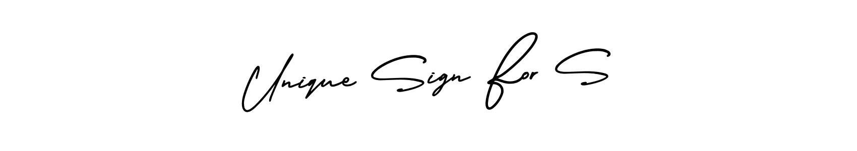 Create a beautiful signature design for name Unique Sign For S. With this signature (AmerikaSignatureDemo-Regular) fonts, you can make a handwritten signature for free. Unique Sign For S signature style 3 images and pictures png