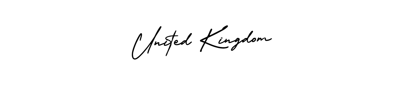It looks lik you need a new signature style for name United Kingdom. Design unique handwritten (AmerikaSignatureDemo-Regular) signature with our free signature maker in just a few clicks. United Kingdom signature style 3 images and pictures png
