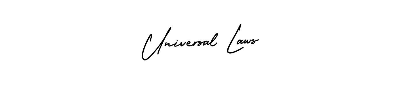 Similarly AmerikaSignatureDemo-Regular is the best handwritten signature design. Signature creator online .You can use it as an online autograph creator for name Universal Laws. Universal Laws signature style 3 images and pictures png