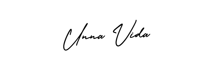 Here are the top 10 professional signature styles for the name Unna Vida. These are the best autograph styles you can use for your name. Unna Vida signature style 3 images and pictures png