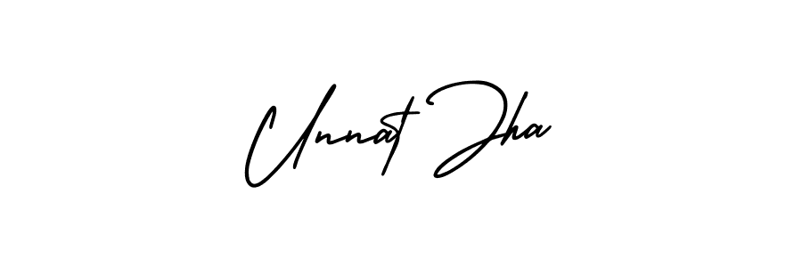 This is the best signature style for the Unnat Jha name. Also you like these signature font (AmerikaSignatureDemo-Regular). Mix name signature. Unnat Jha signature style 3 images and pictures png
