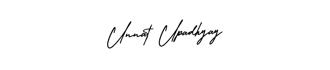 Similarly AmerikaSignatureDemo-Regular is the best handwritten signature design. Signature creator online .You can use it as an online autograph creator for name Unnat Upadhyay. Unnat Upadhyay signature style 3 images and pictures png