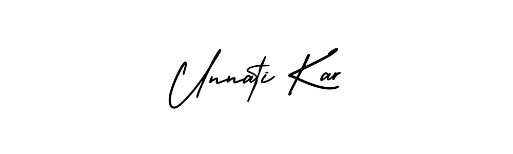 Make a short Unnati Kar signature style. Manage your documents anywhere anytime using AmerikaSignatureDemo-Regular. Create and add eSignatures, submit forms, share and send files easily. Unnati Kar signature style 3 images and pictures png