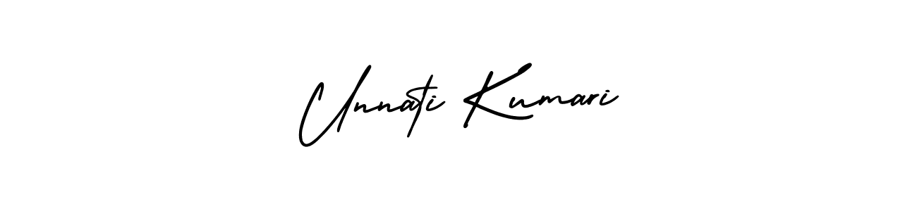 It looks lik you need a new signature style for name Unnati Kumari. Design unique handwritten (AmerikaSignatureDemo-Regular) signature with our free signature maker in just a few clicks. Unnati Kumari signature style 3 images and pictures png