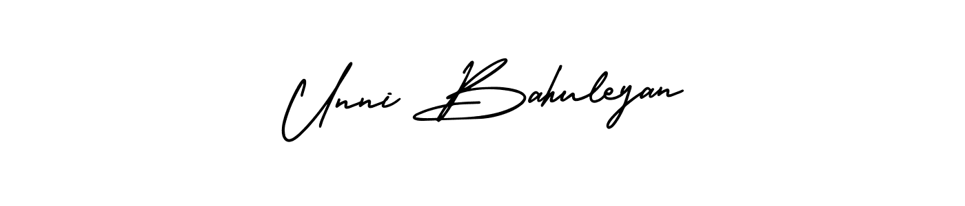Make a beautiful signature design for name Unni Bahuleyan. Use this online signature maker to create a handwritten signature for free. Unni Bahuleyan signature style 3 images and pictures png