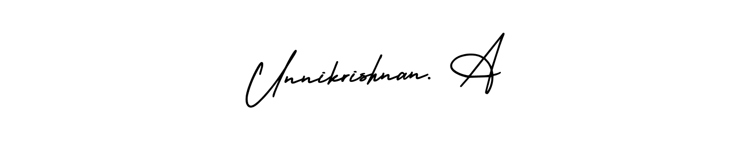 Here are the top 10 professional signature styles for the name Unnikrishnan. A. These are the best autograph styles you can use for your name. Unnikrishnan. A signature style 3 images and pictures png