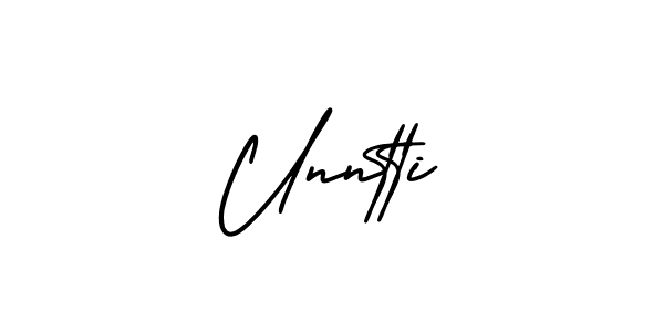 Make a beautiful signature design for name Unntti. With this signature (AmerikaSignatureDemo-Regular) style, you can create a handwritten signature for free. Unntti signature style 3 images and pictures png