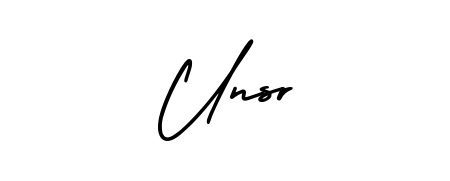 Create a beautiful signature design for name Unsr. With this signature (AmerikaSignatureDemo-Regular) fonts, you can make a handwritten signature for free. Unsr signature style 3 images and pictures png