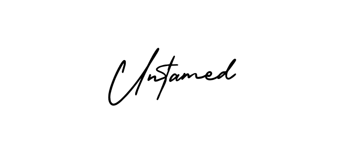 Use a signature maker to create a handwritten signature online. With this signature software, you can design (AmerikaSignatureDemo-Regular) your own signature for name Untamed. Untamed signature style 3 images and pictures png
