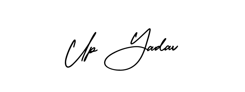 Also we have Up Yadav name is the best signature style. Create professional handwritten signature collection using AmerikaSignatureDemo-Regular autograph style. Up Yadav signature style 3 images and pictures png