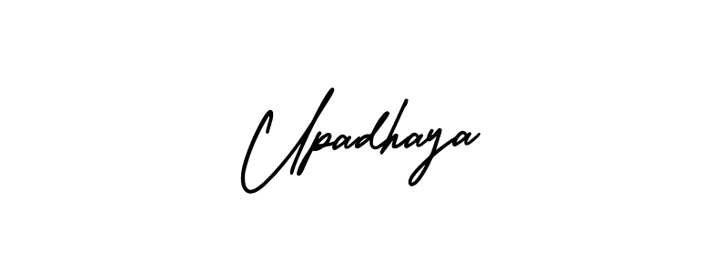 Create a beautiful signature design for name Upadhaya. With this signature (AmerikaSignatureDemo-Regular) fonts, you can make a handwritten signature for free. Upadhaya signature style 3 images and pictures png