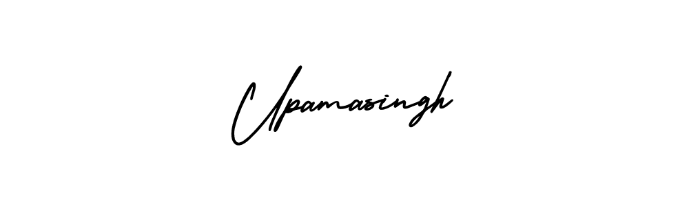How to Draw Upamasingh signature style? AmerikaSignatureDemo-Regular is a latest design signature styles for name Upamasingh. Upamasingh signature style 3 images and pictures png