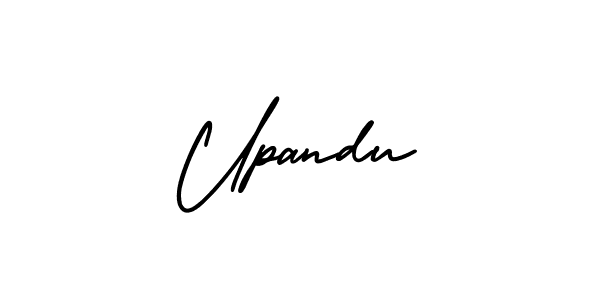 How to make Upandu signature? AmerikaSignatureDemo-Regular is a professional autograph style. Create handwritten signature for Upandu name. Upandu signature style 3 images and pictures png