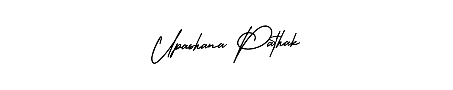 Use a signature maker to create a handwritten signature online. With this signature software, you can design (AmerikaSignatureDemo-Regular) your own signature for name Upashana Pathak. Upashana Pathak signature style 3 images and pictures png