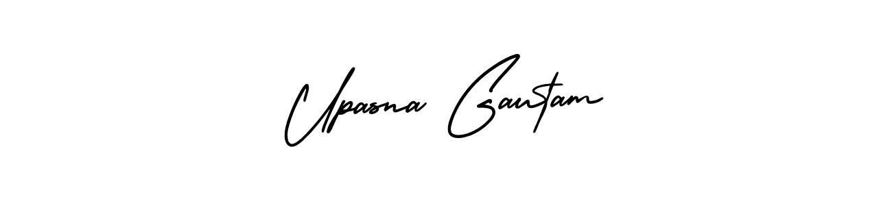 Make a beautiful signature design for name Upasna Gautam. Use this online signature maker to create a handwritten signature for free. Upasna Gautam signature style 3 images and pictures png