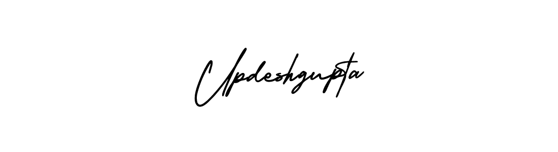 Make a beautiful signature design for name Updeshgupta. With this signature (AmerikaSignatureDemo-Regular) style, you can create a handwritten signature for free. Updeshgupta signature style 3 images and pictures png