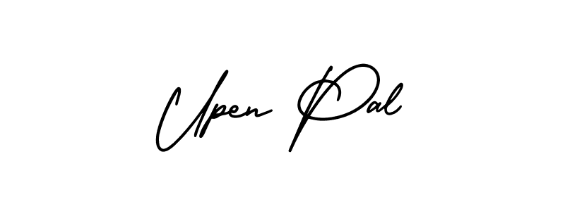It looks lik you need a new signature style for name Upen Pal. Design unique handwritten (AmerikaSignatureDemo-Regular) signature with our free signature maker in just a few clicks. Upen Pal signature style 3 images and pictures png
