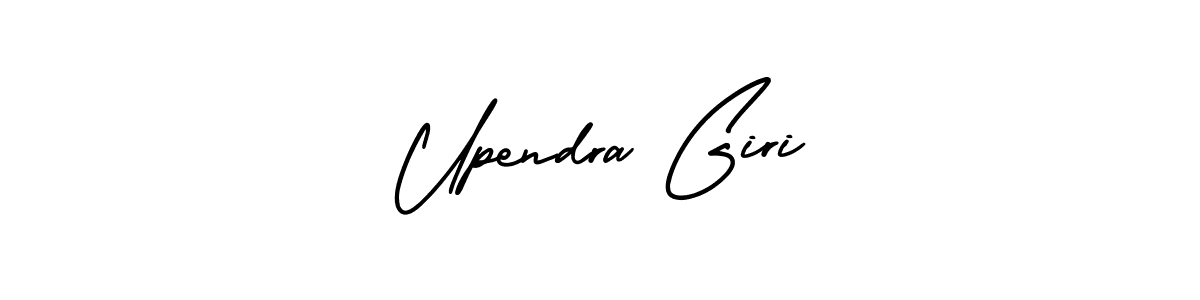 It looks lik you need a new signature style for name Upendra Giri. Design unique handwritten (AmerikaSignatureDemo-Regular) signature with our free signature maker in just a few clicks. Upendra Giri signature style 3 images and pictures png