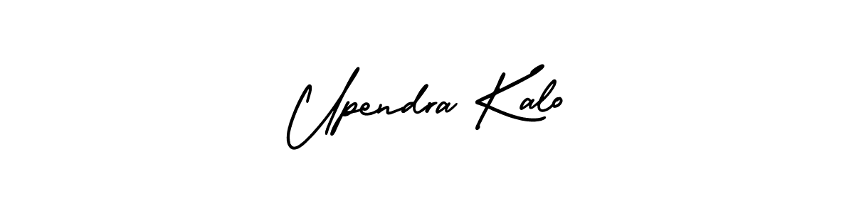 How to Draw Upendra Kalo signature style? AmerikaSignatureDemo-Regular is a latest design signature styles for name Upendra Kalo. Upendra Kalo signature style 3 images and pictures png