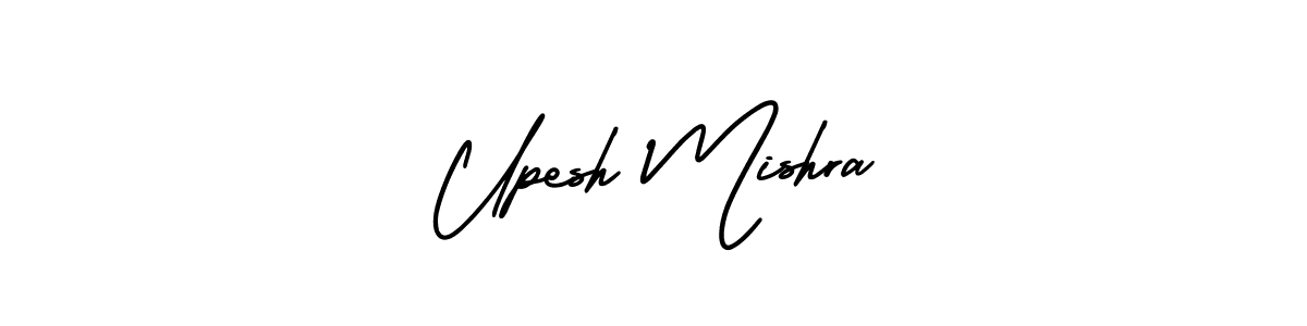 It looks lik you need a new signature style for name Upesh Mishra. Design unique handwritten (AmerikaSignatureDemo-Regular) signature with our free signature maker in just a few clicks. Upesh Mishra signature style 3 images and pictures png