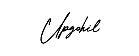 Make a beautiful signature design for name Upgohil. With this signature (AmerikaSignatureDemo-Regular) style, you can create a handwritten signature for free. Upgohil signature style 3 images and pictures png