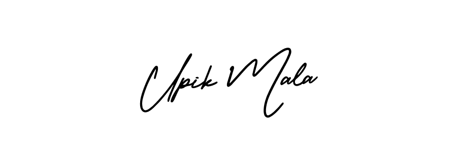 See photos of Upik Mala official signature by Spectra . Check more albums & portfolios. Read reviews & check more about AmerikaSignatureDemo-Regular font. Upik Mala signature style 3 images and pictures png