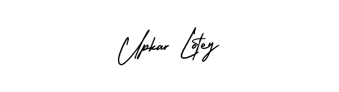 Also You can easily find your signature by using the search form. We will create Upkar Lotey name handwritten signature images for you free of cost using AmerikaSignatureDemo-Regular sign style. Upkar Lotey signature style 3 images and pictures png