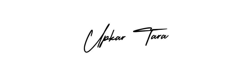 Make a beautiful signature design for name Upkar Tara. With this signature (AmerikaSignatureDemo-Regular) style, you can create a handwritten signature for free. Upkar Tara signature style 3 images and pictures png
