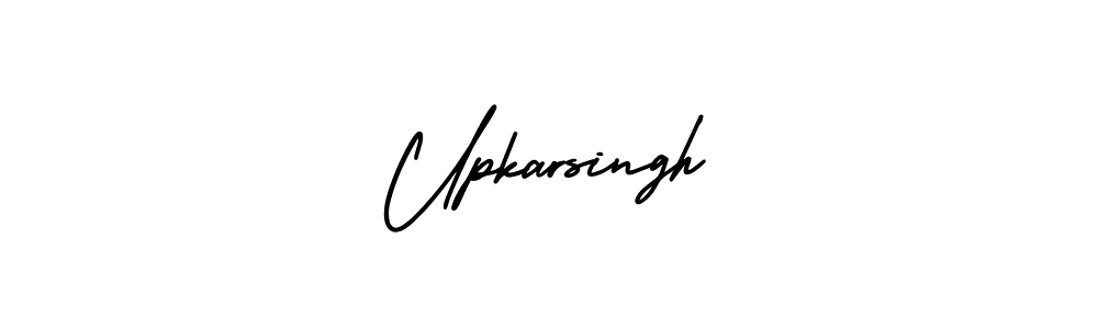 Also You can easily find your signature by using the search form. We will create Upkarsingh name handwritten signature images for you free of cost using AmerikaSignatureDemo-Regular sign style. Upkarsingh signature style 3 images and pictures png