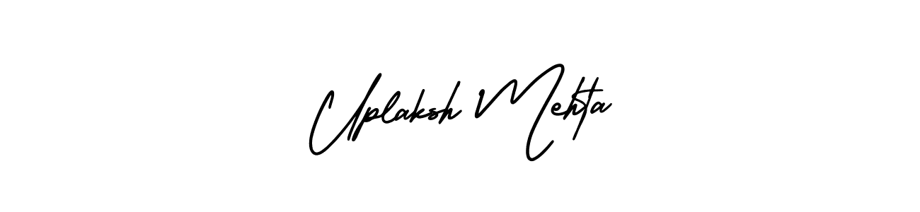 Also we have Uplaksh Mehta name is the best signature style. Create professional handwritten signature collection using AmerikaSignatureDemo-Regular autograph style. Uplaksh Mehta signature style 3 images and pictures png