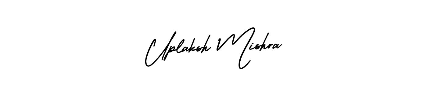 Make a beautiful signature design for name Uplaksh Mishra. Use this online signature maker to create a handwritten signature for free. Uplaksh Mishra signature style 3 images and pictures png