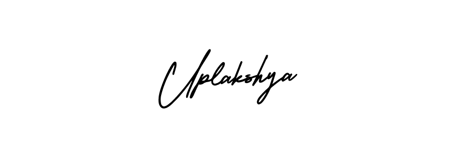 How to make Uplakshya signature? AmerikaSignatureDemo-Regular is a professional autograph style. Create handwritten signature for Uplakshya name. Uplakshya signature style 3 images and pictures png